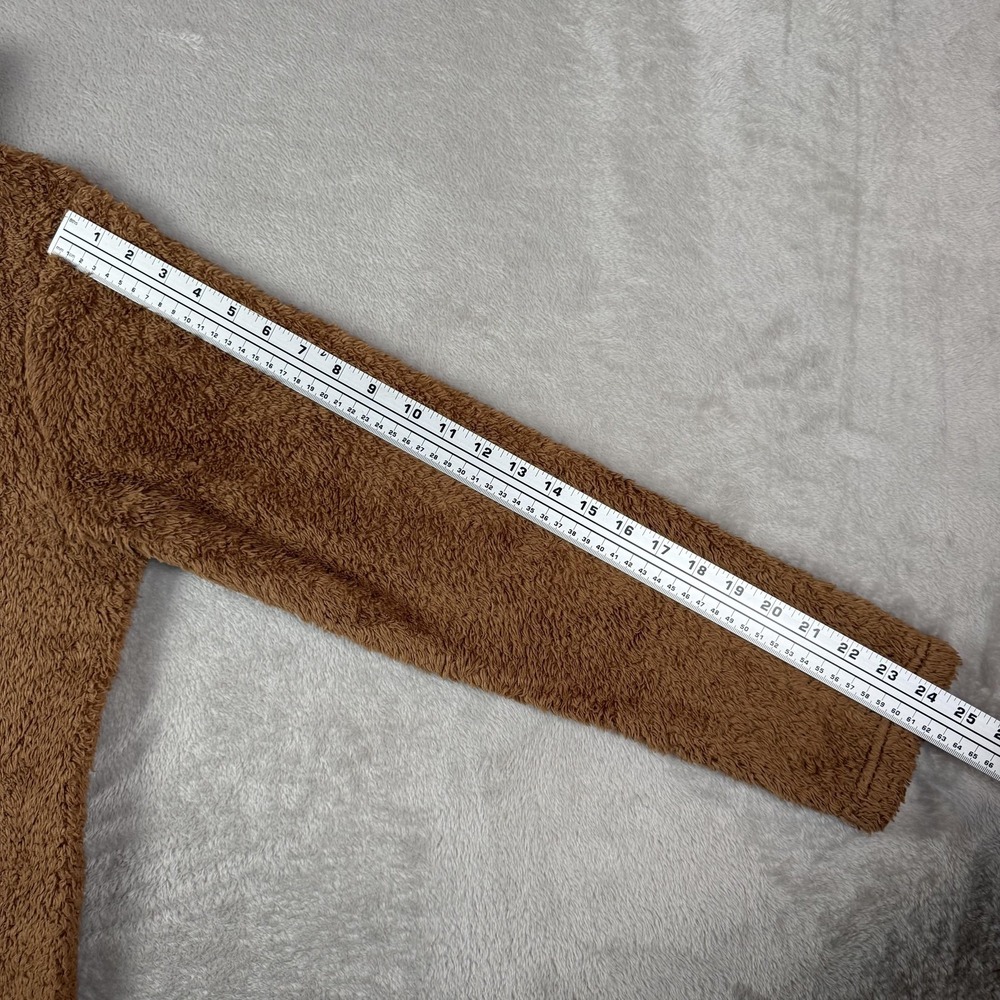 Patagonia Los Gatos Fleece Pullover Womens L Brown 1/4 Zip Sherpa Cozy #25235 - Picture 11 of 11